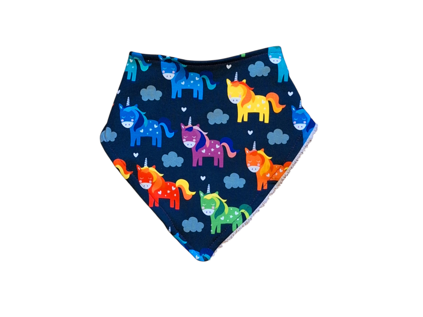 Unicorn bandana bib